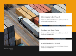 Compagnia Di Spedizioni Di Container - Tema WordPress Reattivo