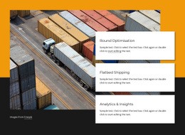 Container Shipping Company - Custom Wysiwyg HTML Editor