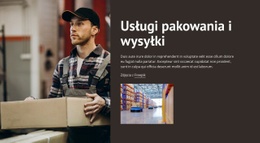 Usługi Pakowania I Wysyłki - Najlepszy Szablon HTML5