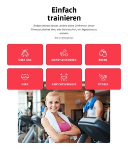 Webseite Für Gesundheits- Und Fitnessclub In London