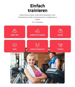 Gesundheits- Und Fitnessclub In London - HTML Website Maker