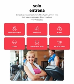 Club De Salud Y Fitness En Londres - HTML Website Maker