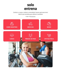 Club De Salud Y Fitness En Londres Plantilla De Código Abierto