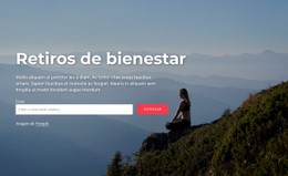 Retiros De Bienestar Plantilla De Sitio Web CSS