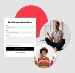 HTML Oldal Tervezés A Következőhöz: Tanulj Meg Meditálni