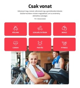 Egészség- És Fitneszklub Londonban - HTML Oldalsablon