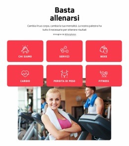 Centro Benessere E Fitness A Londra - Modello HTML5 Multiuso