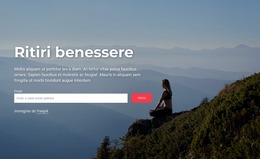 Ritiri Benessere - Modello Joomla Professionale Personalizzabile