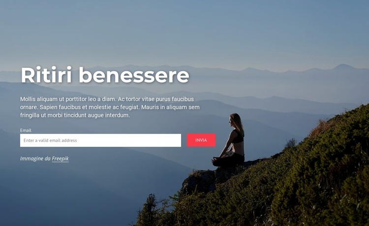 Ritiri benessere Tema WordPress