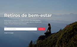 Baixe O Tema WordPress Para Retiros De Bem-Estar