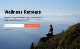 Sidans HTML För Wellness Retreater