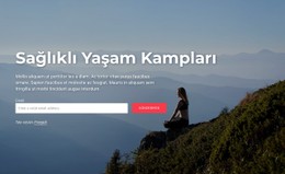 Sağlık Inzivaları CSS Web Sitesi Şablonu