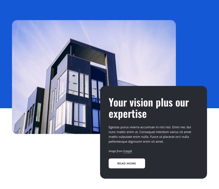 Architecture Company One Page Template