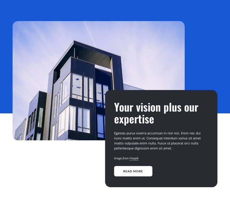 Architecture Company Web Page Designer