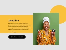 Zmrzlina Na Bázi Mléka – Responzivní HTML5 Šablona