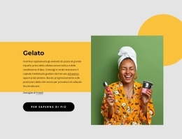 Gelato A Base Di Latticini - HTML Website Creator