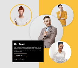 Our team block designs - Website Template by Nicepage