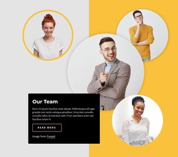 Our Team Block Designs - Responsive WordPress Theme