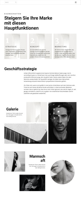 Ein Schritt Zum Erfolg - Kostenlose Website-Vorlage