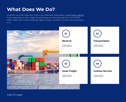 Shipping Business HTML Template