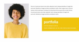 Portfolio Manažera Prodeje Bezplatná Šablona Webu CSS