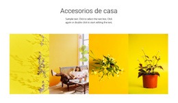 Accesorios Para El Hogar Y El Jardín - HTML5 Website Builder