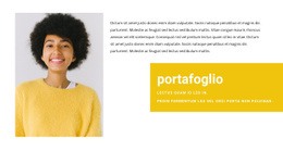 Portafoglio Del Responsabile Delle Vendite - Modello Definitivo Di Una Pagina