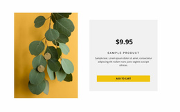Eco-Style Earrings - Simple Landing Page