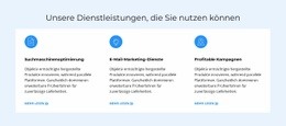 Anti-Krisen-Plan – Benutzerfreundliche HTML5-Vorlage