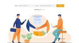 Multifunctioneel Websiteontwerp Voor Startups Krijgen Hulp