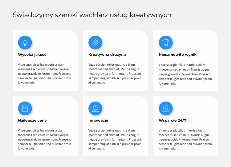 Tworzenie planu marketingowego Szablon HTML