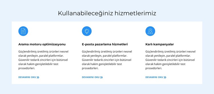 Anti-Kriz planı HTML Şablonu