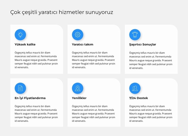 Pazarlama planı oluşturma Html Web Sitesi Oluşturucu