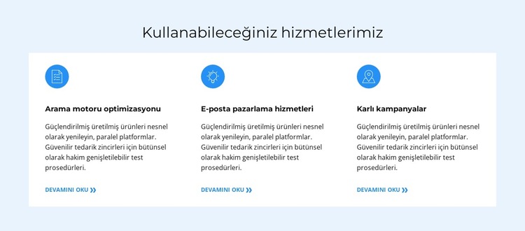 Anti-Kriz planı Web Sitesi Şablonu