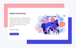 Digirtal Marketing Simple HTML CSS Template