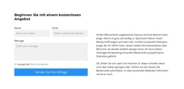 Füllen Sie Die Formularfelder Aus - Bootstrap-Vorlage