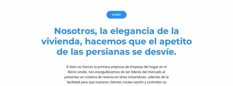 Botón y dos textos Página de destino