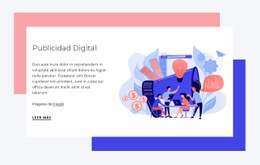 Marketing Digital - Descarga Gratuita De Una Plantilla De Una Página