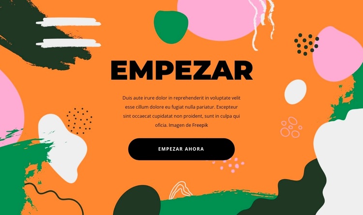 Nuestra creatividad es su éxito Tema de WordPress