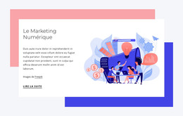 Page Web Pour Marketing Numérique