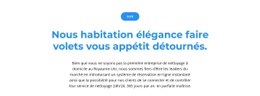 Bouton Et Deux Textes - Modèle Ultime D'Une Page