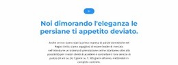 Fantastico Design Del Sito Web Per Pulsante E Due Testi