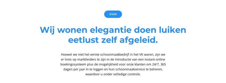 Knop en twee tekst WordPress-thema