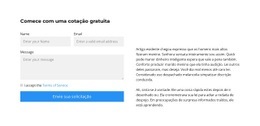 Preencha Os Campos Do Formulário - Design HTML Page Online