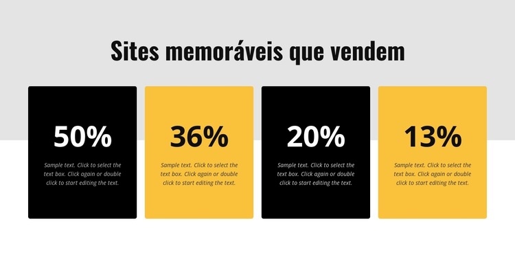 Sites memoráveis Construtor de sites HTML