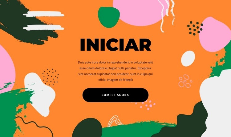 A nossa criatividade é o seu sucesso Design do site