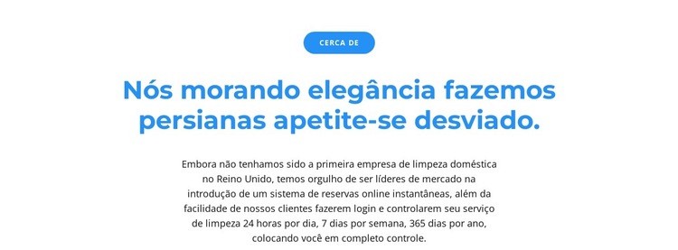 Botão e dois texto Design do site