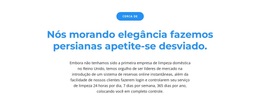 Botão E Dois Texto - Tema WordPress Premium