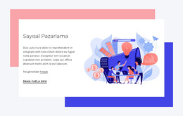 Digirtal Pazarlama Için Web Sayfası