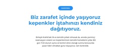 Düğme Ve Iki Metin - Premium WordPress Teması
